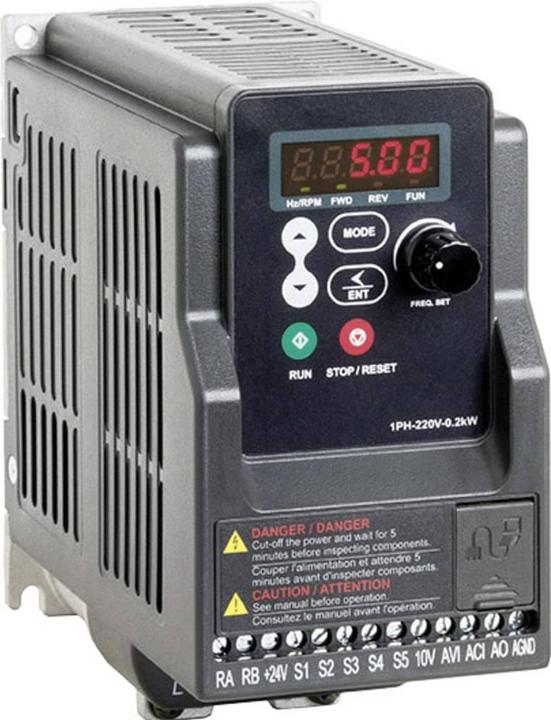 Peter Electronic Convertisseur de fréquence 0.2 kW monophasé 230 V