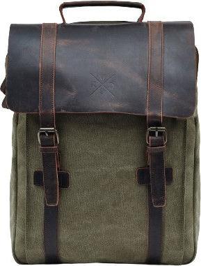 Only-Bags.Store Sac à dos en toile, sac à dos en cuir durable, sacoche élégante pour ordinateur portable de 15 (14 l)