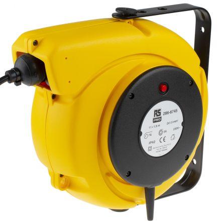 Image du produit Rs Pro Enrouleur automatique, 8A 230Vca 11m (11 m, 1.50 mm²² mm)