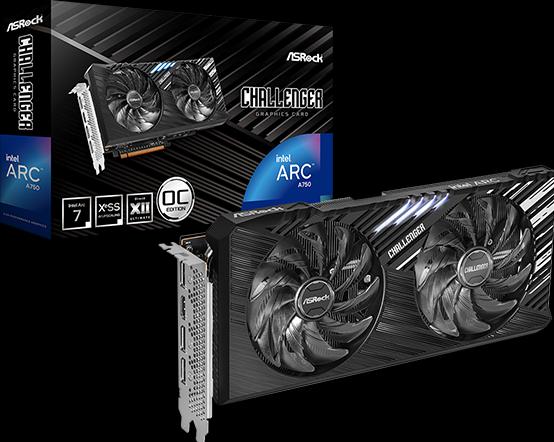 Actual product image AsRock Intel ARC A750 CL SE 8GO Intel VGA Card retail (8 GB)