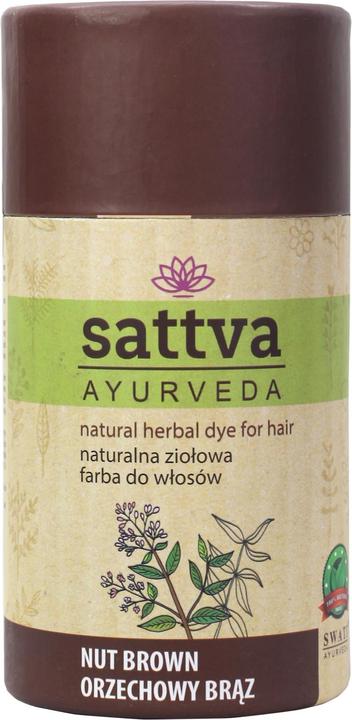 Sattva Ayurveda Sattva Natural Herbal Dye For Hair Natural Herbal Hair Dye Nut Brown 150G