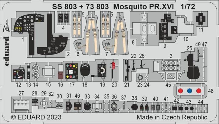 Image du produit Eduard Mosquito PR.XVI 1/72 AIRFIX