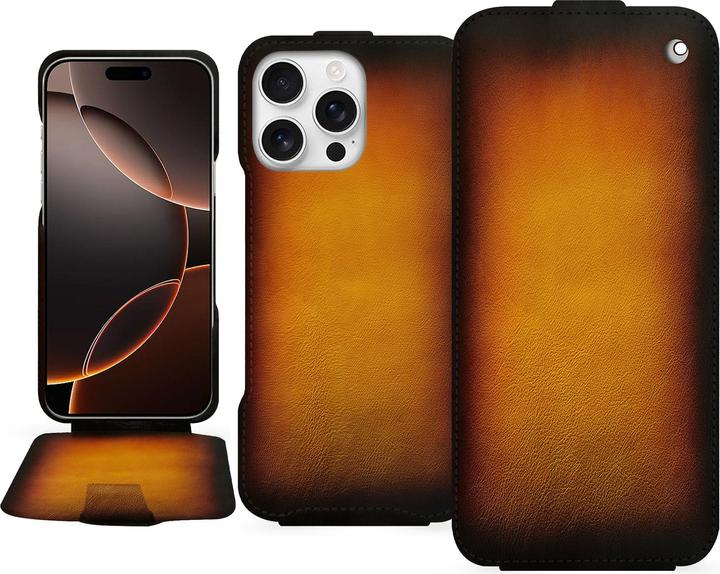 Productafbeelding Noreve Verticaal lederen omhulsel (Apple iPhone 16 Pro)