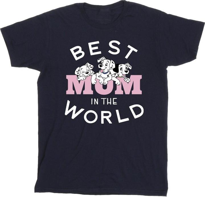 Immagine prodotto Disney 101 Dalmatians Best Mum In The World Maglietta Uomo (S)