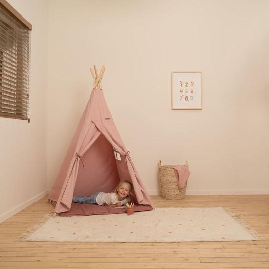 Actual product image Little Dutch tipi tent roze