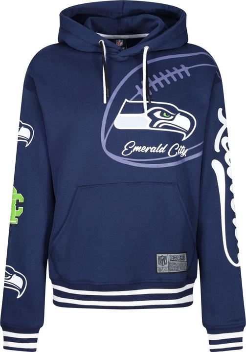 Recovered Re:covered Fleece Hoody - PATCHES Seattle Seahawks - L (L)
