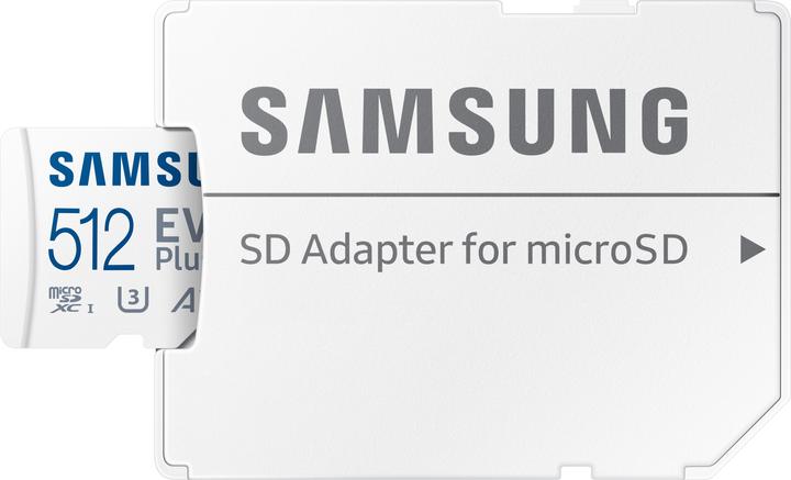 Image du produit Samsung EVO Plus (512 Go, microSDXC, U3, UHS-I)