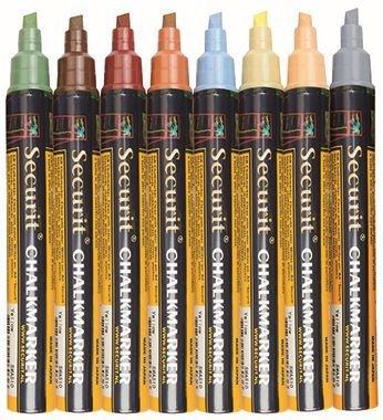 Produktbild Securit Flüssigkeitsmarker (Mehrfarbig, 2 mm, 8 x)