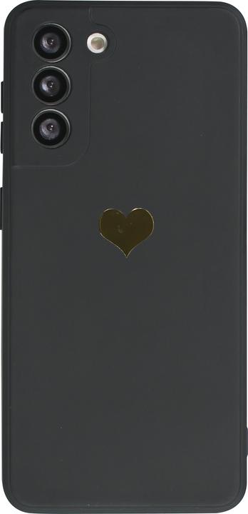 Produktbild PhoneLook Hülle Silikon Mat Herz gold (Samsung Galaxy S21 5G)