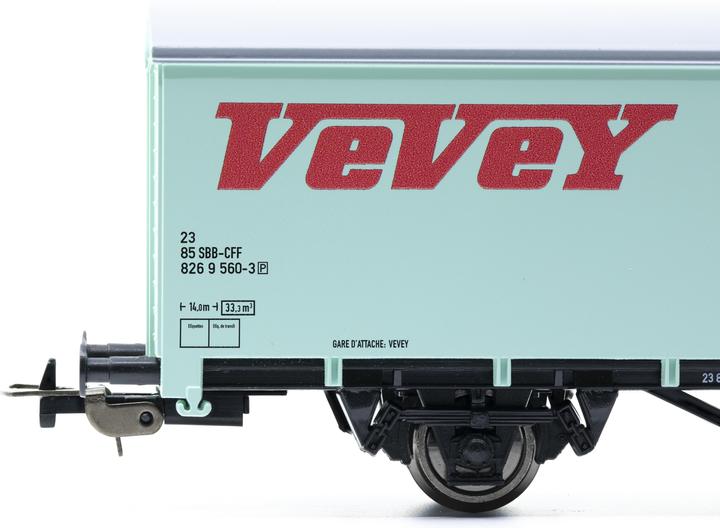 Actual product image Piko SBB Covered Goods Wagon Vevey 560 Ep. III (Track H0)