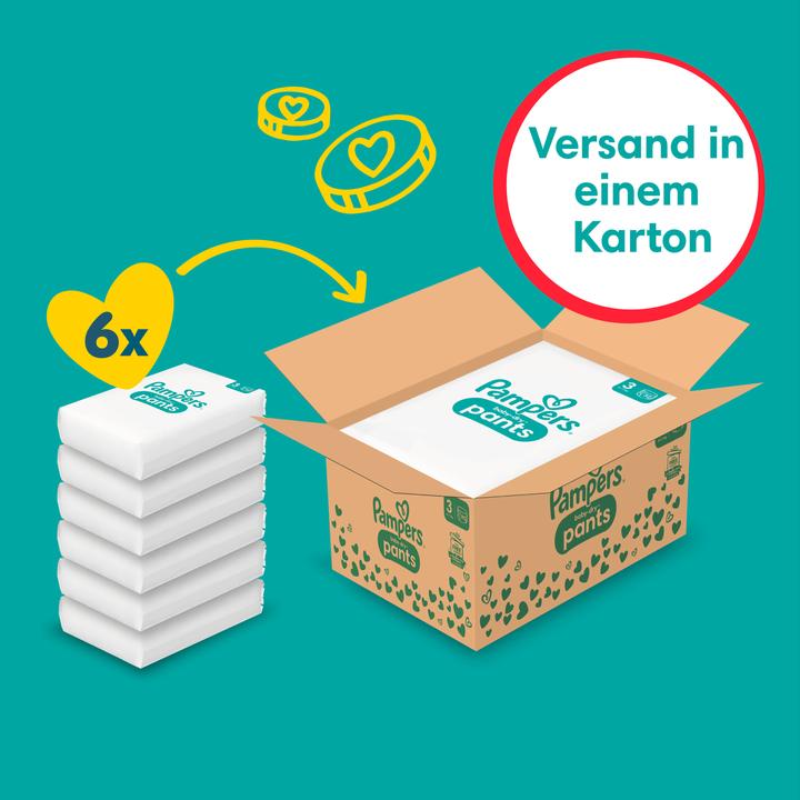 Produktbild Pampers Baby-Dry Pants (Gr. 3, Monatsbox, 192 Stück)