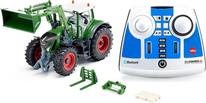 Actual product image Siku Fendt 933 Vario with front loader and Bluetooth