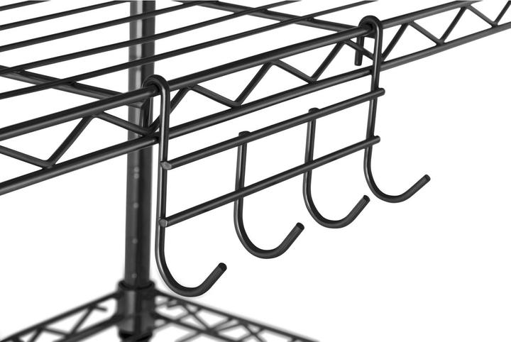 Produktbild Royal Catering Metallregal Steckregal Haushaltsregal Standregal 55x45x150 cm 150 kg schwarz