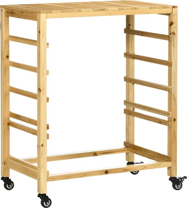Actual product image Outsunny Fruit & vegetable shelf with castors