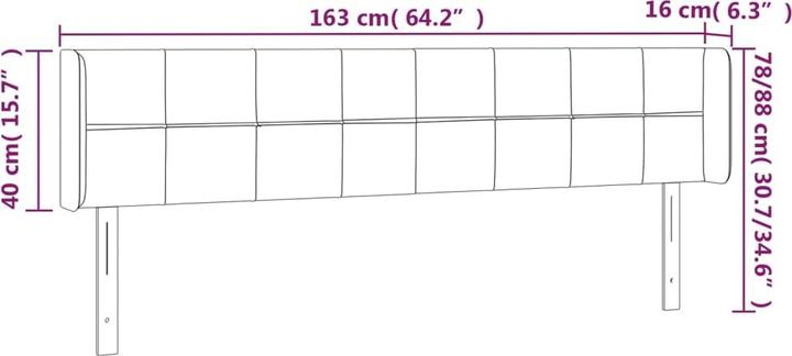 Image du produit VidaXL Gianna (163 x 16 x 88 cm)