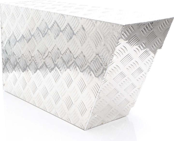 XPOtool Aluminium Unterflurbox Links 75x25x40cm Deichselbox Staubox Staukasten