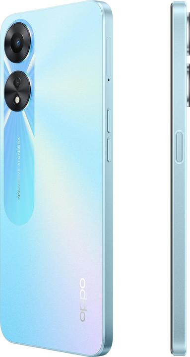 Produktbild OPPO A78 5G DS 4GB RAM 128GB (128 GB, Glowing blue, 6.56", Dual SIM, 50 Mpx, 5G)