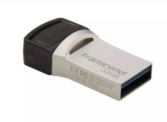 Actual product image Transcend JetFlash 890 (32 GB, USB-A, USB-C)