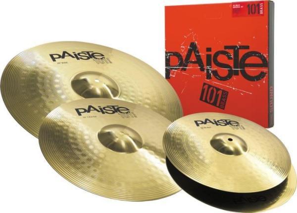 Paiste 101 Brass Universal Set 14-16-20 cymbal set (Cymbal)