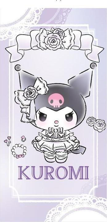 Image du produit Sanrio Kuromi microfibre beach towel (70 x 140 cm)