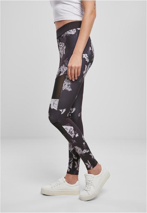 Produktbild Urban Classics Ladies Tech Mesh AOP Leggings (5XL)