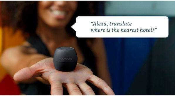 Image du produit Boompods Zero Talk Haut-parleur Bluetooth® Amazon Alexa directement intégré, mains libres, antichoc, W... (5 h, Fonctionnement sur batterie)