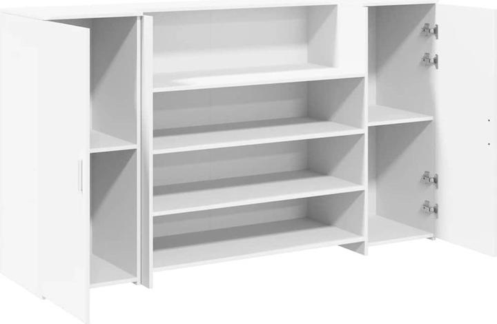 Image du produit VidaXL Comptoir d'accueil Blanc 180x50x103,5 cm Bois composite Comptoir d'accueil