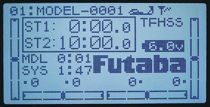Actual product image Futaba Remote control T10J Mode 2