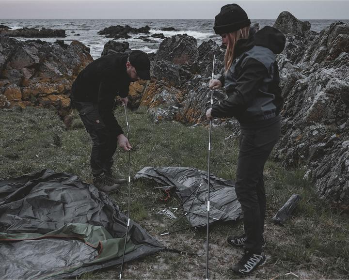 Image du produit Easy Camp Kuppelzelt Setesdal 2 (olivgr?n, mit Tunnel-Vorbau, Modell 2025) (Tente igloo, 3.50 kg, 2 personnes)