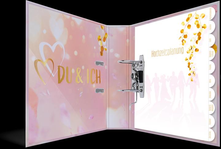 Produktbild HERMA Hochzeitsordner A4 (A4, 60 mm, 1 Stück)