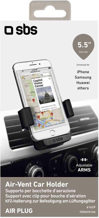 Actual product image SBS Universal car holder for smartphone up to 5,5Inc