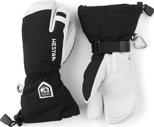 Produktbild Hestra Kid's Army Leather Heli Ski 3 Finger (4)
