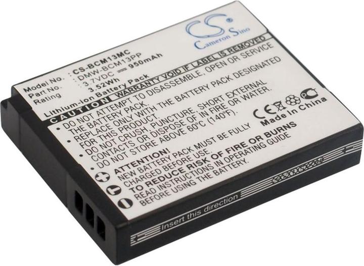 Produktbild NoName Battery for Panasonic Lumix DMC-FT5 etc