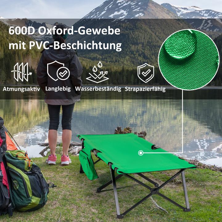 Produktbild Outsunny Campingbett mit seitlicher Tasche