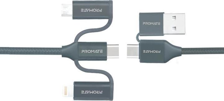 Image du produit ProMate PentaPower Grey 6 en 1 Multicâble