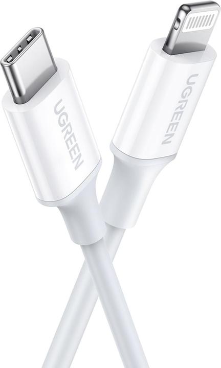 Image du produit Ugreen Lightning USB-C PD Fast Charge MFi (0.50 m, USB 2.0, 18 W)