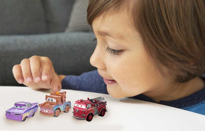 Actual product image Disney Cars Mini Racers blind pack assortment in counter display