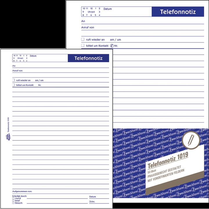 Immagine prodotto Avery Nota telefonica (50 x)
