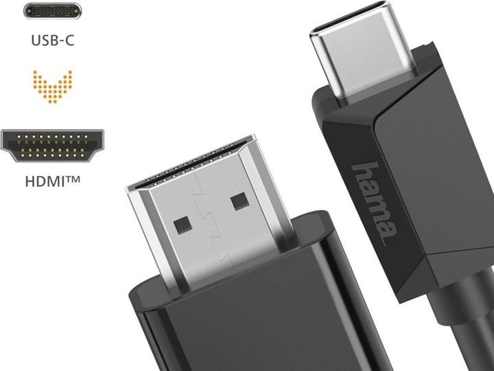 Image du produit Hama USB Typ C — HDMI (Typ A) (1.50 m, HDMI)