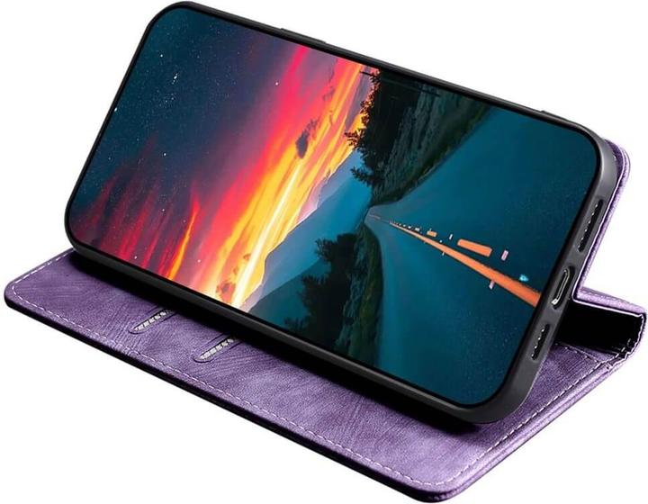 Actual product image Cover-Discount iPhone 15 Pro Max - Case with RFID Blocker purple (Apple iPhone 15 Pro Max)
