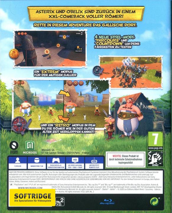 Produktbild astragon Asterix & Obelix XXL Romastered (PS4, DE)