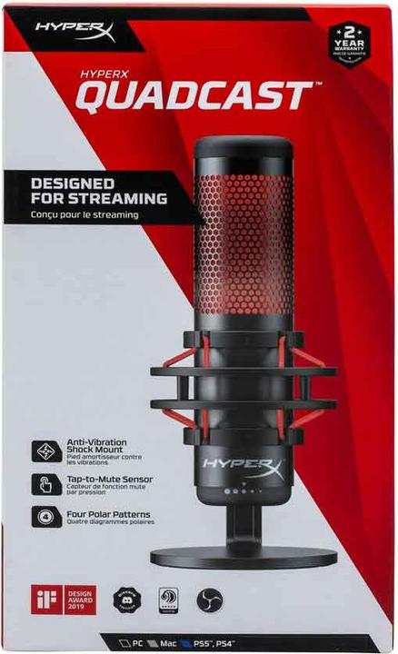 Actual product image HyperX QuadCast