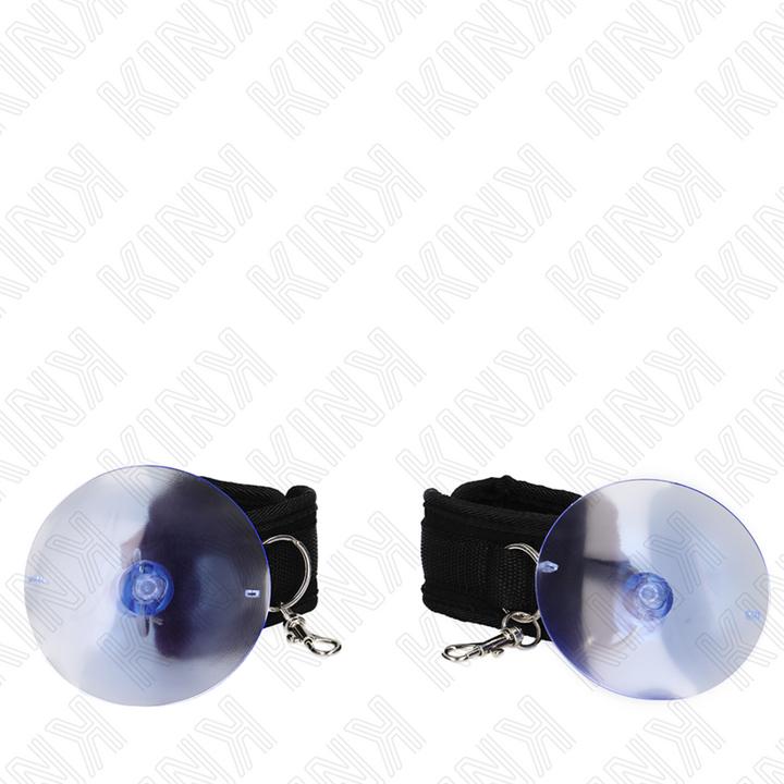 Immagine prodotto Pipedream KINK - POLSINI CON VENTOSA NERI 29-40 CM X 5 CM