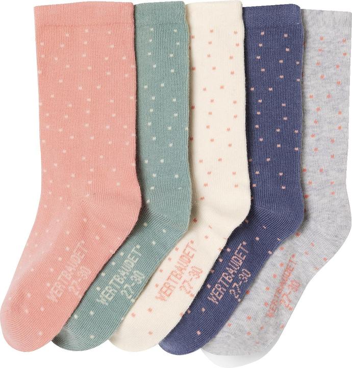 Immagine prodotto Vertbaudet 5er-Pack Mädchen Socken BASIC Oeko-Tex (Confezione da 5 pezzi, 27, 30)