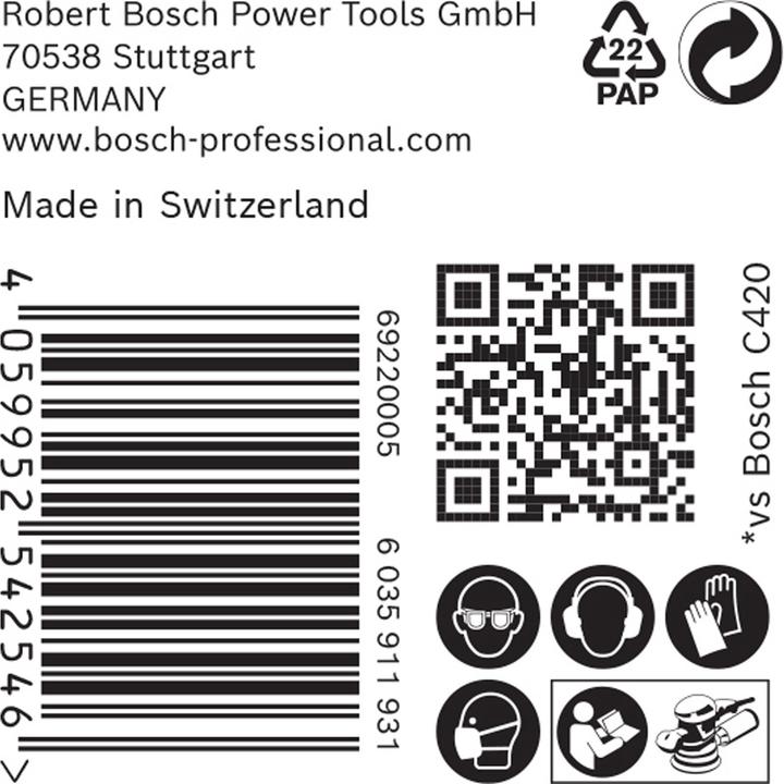 Produktbild Bosch Professional Zubehör C470 Schleifpapier (400)