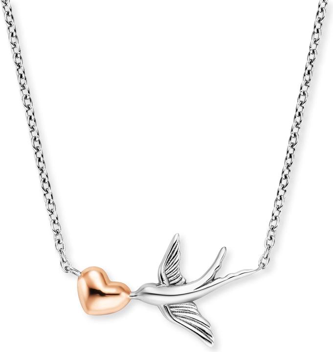 Immagine prodotto Engelsrufer Collana Uccello con cuore (Argento 925, 42 - 50 cm)