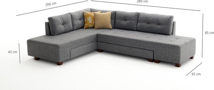Produktbild Atelier del Sofa Cali (Ecksofa)