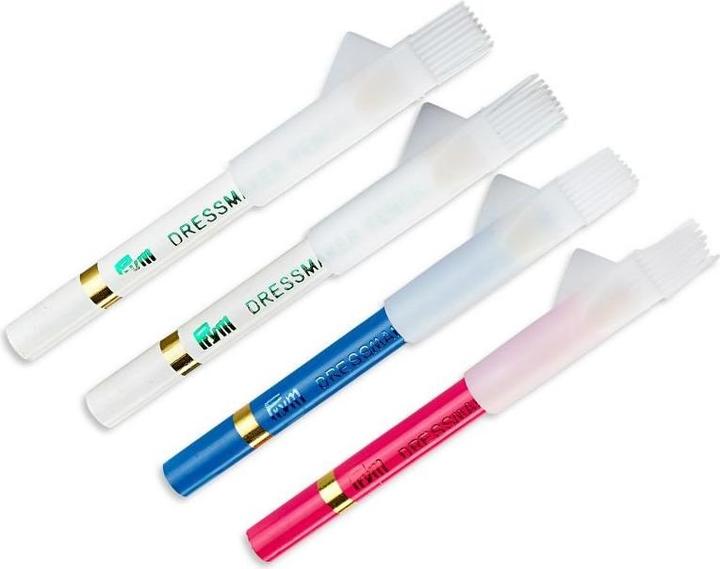 Image du produit Prym Crayon à craie + brosse couleurs assorties 4 pces