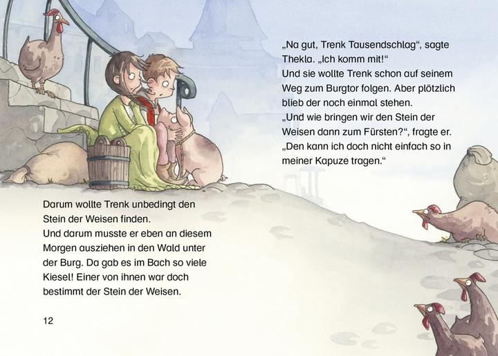 Actual product image Ritter Trenk und das Schwein der Weisen (German, Kirsten Boie, Barbara Scholz, 2021)