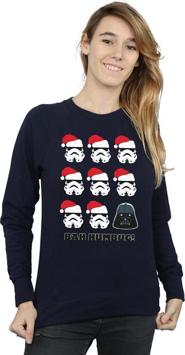 Actual product image Star Wars Womens/Ladies Christmas Humbug Sweatshirt (M)